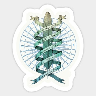 Da Vinci Quills Quotes Sticker